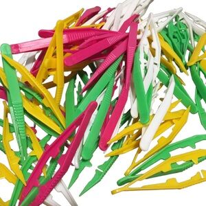 Tweezers plastic huge set for kids